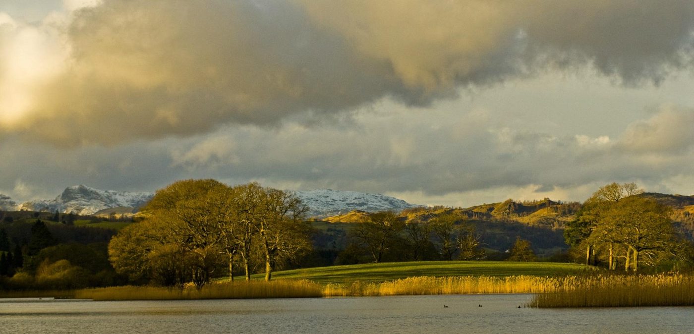 Esthwaite Water with the fells beyond