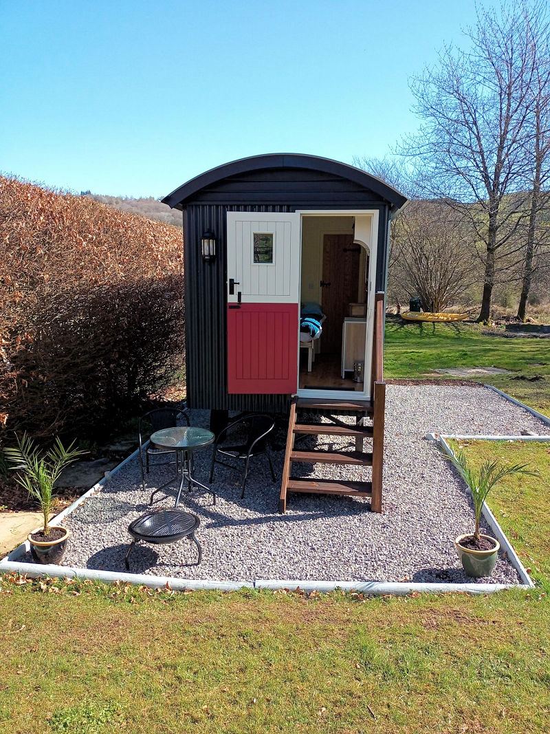 The Hide shepherd's hut